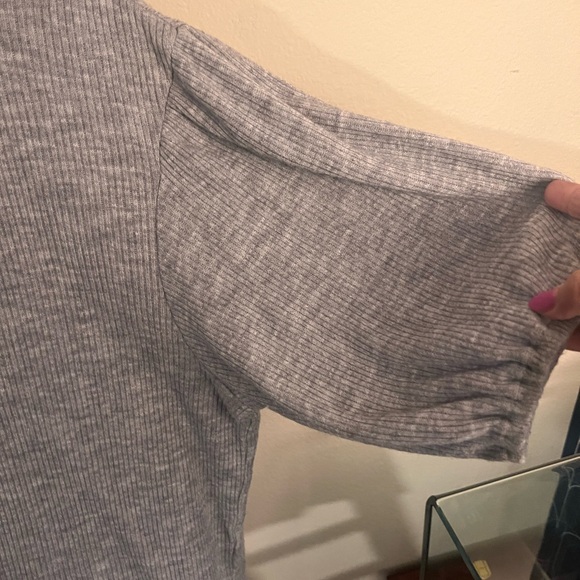 THML Gray Ribbed Sweater - Picture 2 of 6